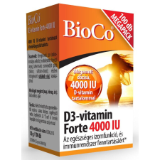 BioCo d3-vitamin forte 4000iu tabletta 100 db vitamin és táplálékkiegészítő