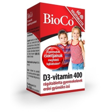BioCo D3-vitamin gyerekeknek 60 db vitamin és táplálékkiegészítő