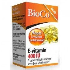 BioCo E-vitamin 400IU lágyzselatin kapszula 60 db vitamin és táplálékkiegészítő