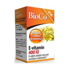 BioCo E-vitamin 400IU lágyzselatin kapszula 60db vitamin és táplálékkiegészítő