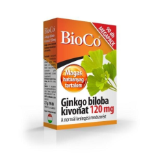 BIOCO GINKGO BILOBA KIVONAT TBL.MEGAPACK 90 db gyógyhatású készítmény