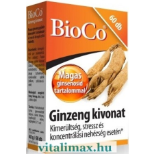  BioCo Ginzeng kivonat - 60 tabletta prosztata masszírozó