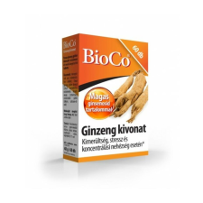  BioCo Ginzeng kivonat 60db tabletta vitamin és táplálékkiegészítő