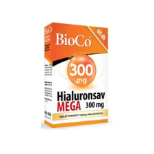 BioCo Hialuronsav MEGA 300 mg 60 db tabletta gyógyhatású készítmény
