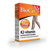 BIOCO K2 VITAMIN TABLETTA vitamin és táplálékkiegészítő