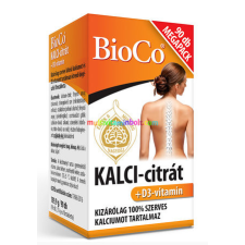 BioCo KALCI-citrát+D3-vitamin 90 db filmtabletta, Megapack - BioCo vitamin és táplálékkiegészítő