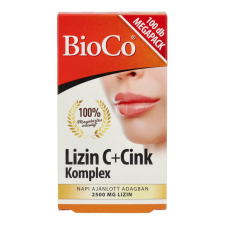 BIOCO LIZIN C+CINK KOMPLEX MEGAPACK100DB gyógyhatású készítmény