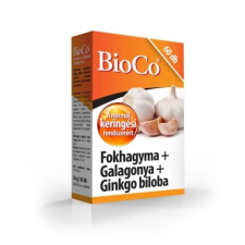 BioCo Magyarország BioCo Fokhagyma Galagyonya Ginkgo biloba 60 db vitamin és táplálékkiegészítő