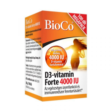 BioCo Magyarország Kft. BioCo D3-vitamin Forte 4000 IU étrend-kiegészítő tabletta vitamin és táplálékkiegészítő