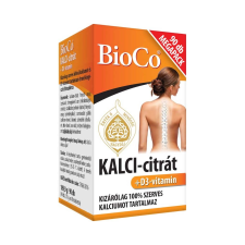 BioCo Magyarország Kft. BioCo KALCI-citrát +D3-vitamin filmtabletta 90x vitamin és táplálékkiegészítő