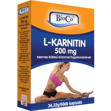 BioCo Magyarország Kft. BioCo L-karnitin 500 mg kapszula 60x vitamin és táplálékkiegészítő