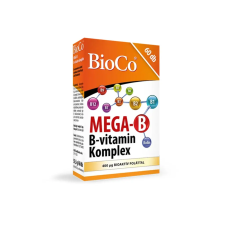 BioCo Mega-B B-vitamin Komplex Tabletta - 60db vitamin és táplálékkiegészítő