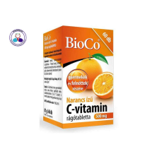BioCo Narancs Ízű C-Vitamin 500mg Rágótabletta 60db vitamin és táplálékkiegészítő