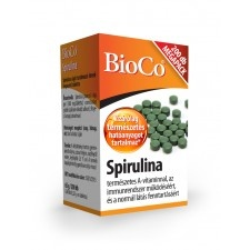 BioCo Spirulina Megapack tabletta 200 db vitamin és táplálékkiegészítő