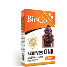 BioCo Szerves CINK 20mg 60db tabletta vitamin és táplálékkiegészítő