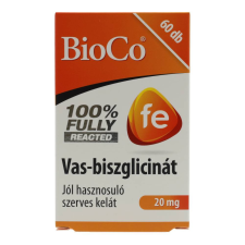  BIOCO VAS-BISZGLICINÁT TABLETTA 60DB vitamin és táplálékkiegészítő