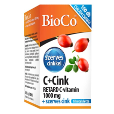 BioCo Vitamin BIOCO C + Cink Retard 100 darab alapvető élelmiszer