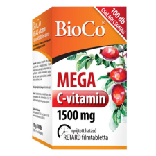 BioCo Vitamin BIOCO Mega C-vitamin 100 darab alapvető élelmiszer
