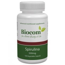 Biocom Spirulina kapszula - 100db biokészítmény