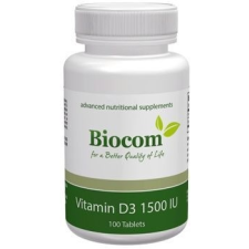 Biocom Vitamin D3 1500 IU kapszula 100db vitamin és táplálékkiegészítő