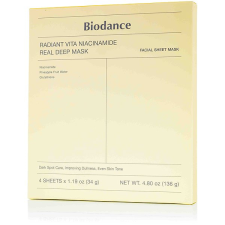 Biodance Radiant Vita Niacinamide Real Deep Mask 4×34 g arcpakolás, arcmaszk