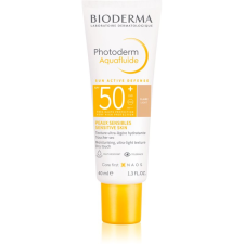 Bioderma Photoderm Max Aquafluid védő és tonizáló folyadék arcra SPF 50+ árnyalat Light 40 ml naptej, napolaj