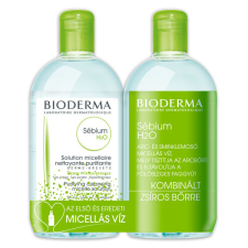 Bioderma Sébium H2O micellás arc- és sminklemosó oldat duopack (500ml+500ml) sminklemosó