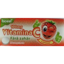 Bioeel C-vitamin 100mg eper ízű rágótabletta 20db biokészítmény
