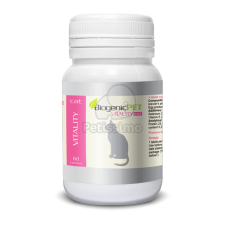BiogenicPet Vitality Cat - takarmánykiegészítő macskáknak 60 db tabletta vitamin, táplálékkiegészítő macskáknak