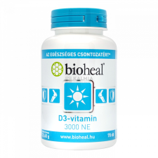 Bioheal D3-vitamin 3000NE lágyzselatin kapszula 70 db vitamin és táplálékkiegészítő
