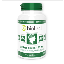 Bioheal ginkgo biloba 120 mg+fokhagyma kivonat 70 db gyógyhatású készítmény