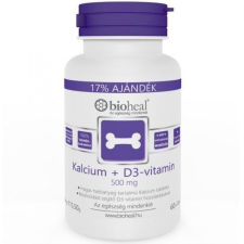 Bioheal Kalcium 500mg + D3-vitamin + K2-vitamin tabletta 70db vitamin és táplálékkiegészítő
