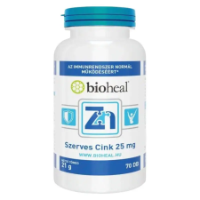 Bioheal Szerves Cink  tabletta 70db vitamin és táplálékkiegészítő