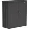 Biohort Romeo teraszszekrény mérete: M sötétszürke Ma x Sz x Mé:  140 cm x 132 c