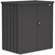 Biohort Romeo teraszszekrény sötétszürke 140 cm x 132 cm kerti tárolás