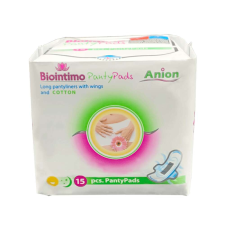  Biointimo ANION PANTY PADS hosszított, szárnyas tisztasági betét 15db intim higiénia