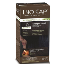 BIOKAP Delicato Rapid Hajfesték - 1.0 Természetes fekete 135 ml hajfesték, színező