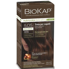 BIOKAP Delicato Rapid hajfesték - 5.05 gesztenye mogyoró 135 ml hajfesték, színező