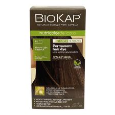 BIOKAP nutricolor rapid tartós hajfesték nr 5.0 natural light chestnut 135 ml hajfesték, színező