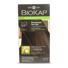 BIOKAP nutricolor rapid tartós hajfesték nr 6.06 dark blond havana 135 ml hajfesték, színező