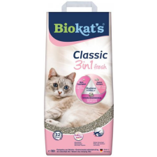 Biokat's Classic Fresh 3in1 Baba púder alom 10 l macskaalom