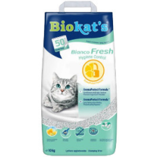 Biokats Gimpet Biokats Bianco Fresh | Csomósodó macskaalom friss illattal - 10 Kg macskaalom