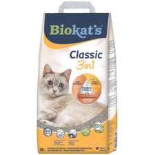 Biokats Gimpet Biokats Classic 3 in 1 | Csomósodó macskaalom - 10 L macskaalom