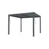  Bioklimatikus pergola Austin 3x3 m, antracit színű alumínium