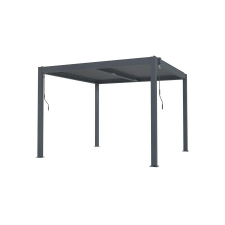  Bioklimatikus pergola Austin 3x3 m, antracit színű alumínium kerti tárolás