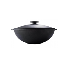 Biol Öntöttvas wok öntöttvas fedővel 30cm edény