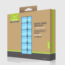  Biológiailag lebomlós kutya zacskók, zöld - 12 roll kutyafelszerelés