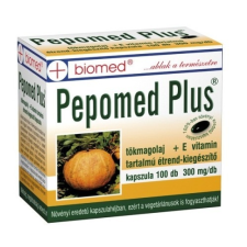 Biomed Pepomed Plus tökmagolaj + E-vitamin kapszula (100 db) vitamin és táplálékkiegészítő