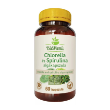 Biomenü BIO CHLORELLA és SPIRULINA ALGA kapszula 60 db gyógyhatású készítmény