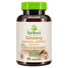 BioMenü bio ginzeng szibériai kapszula 60 db gyógyhatású készítmény